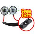 Hands free Neck Fans + FREE GIFT Nano Beauty Mist Spray