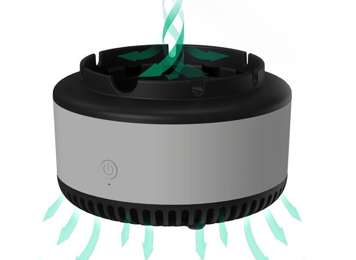 Ashtray with Air Purifier