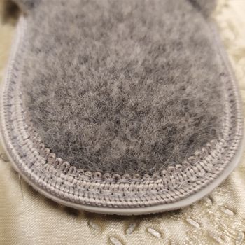 Felt Slippers Grey