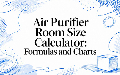 Air Purifier Room Size Calculator: Formulas and Charts Air Purifier Room Size Calculator: Formulas and Charts