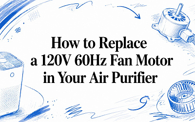 How to Replace a 120V 60Hz Fan Motor in Your Air Purifier How to Replace a 120V 60Hz Fan Motor in Your Air Purifier